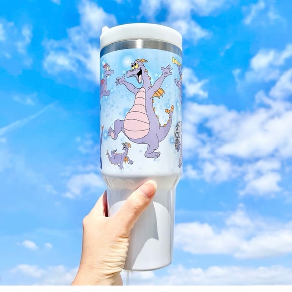 Hand Crafted Other - Figment Handcrafted Travel Mug - White and Purple